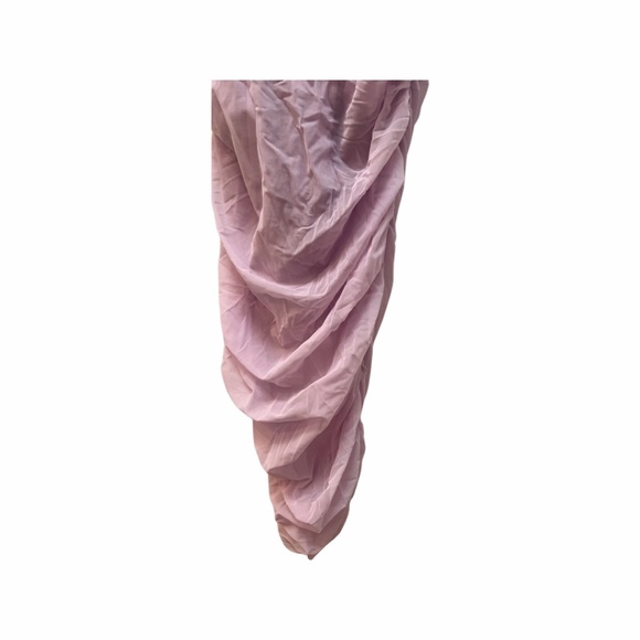 LILAC MESH BODYCON DRESS - Picture 3 of 6